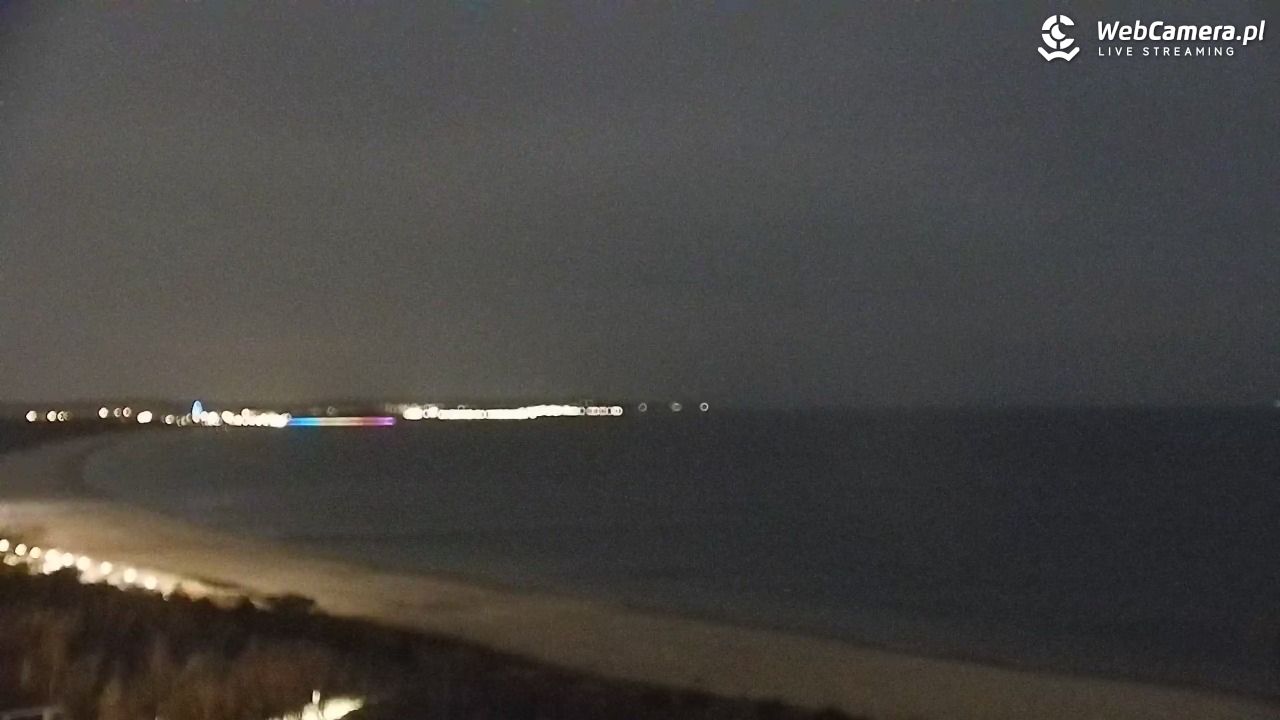 ŚWINOUJŚCIE - widok na plaże i morze - 29 marzec 2026, 23:27