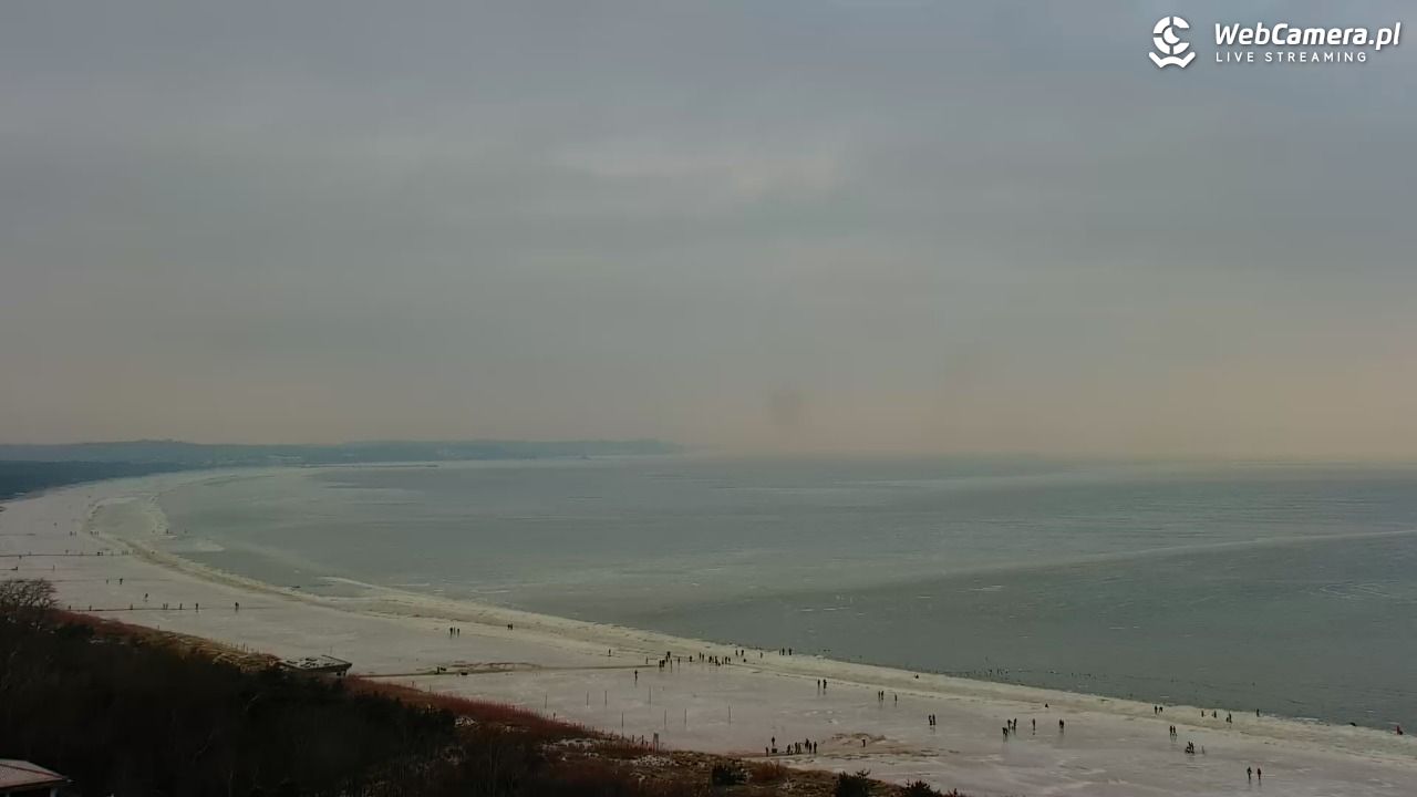 ŚWINOUJŚCIE - widok na plaże i morze - 08 luty 2026, 13:43