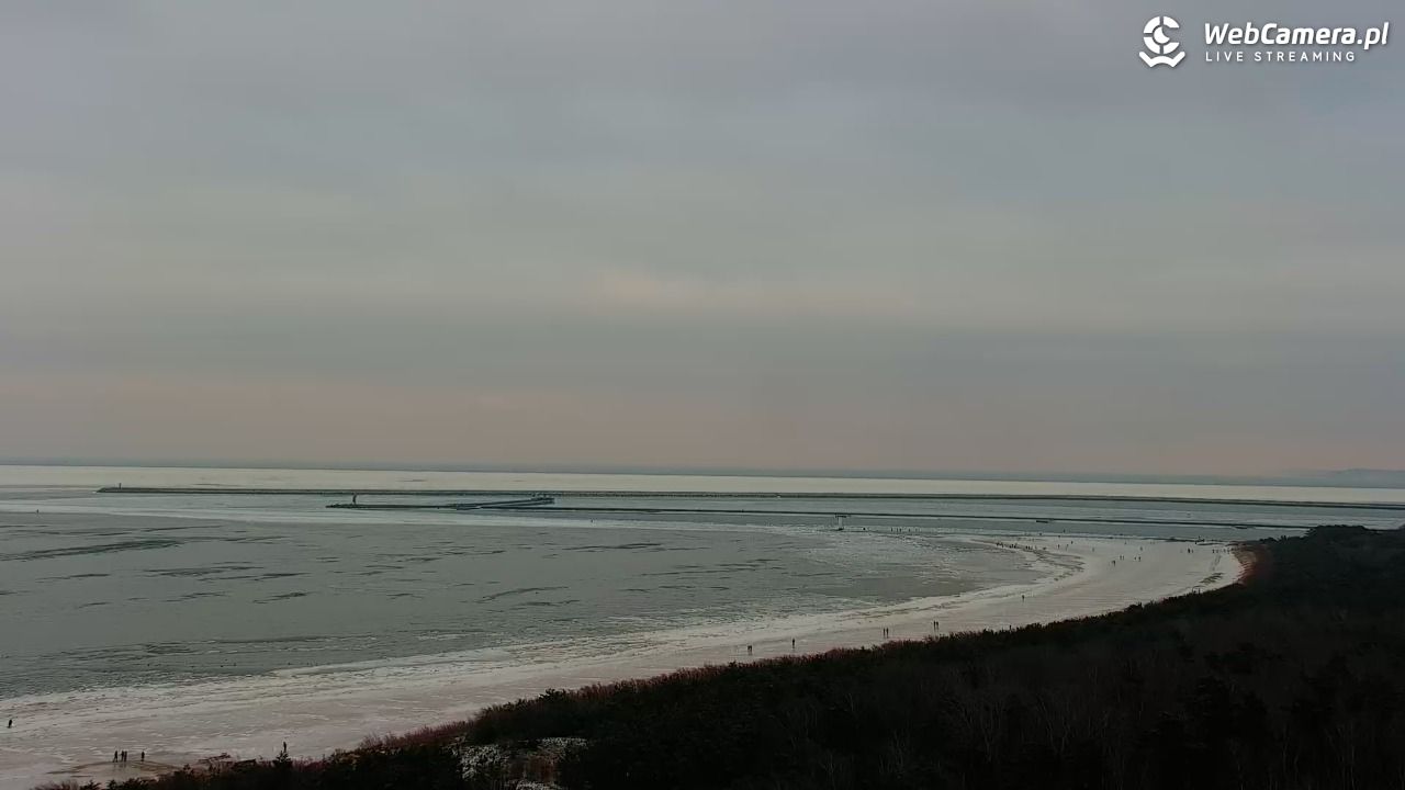 ŚWINOUJŚCIE - widok na plaże i morze - 08 luty 2026, 15:01