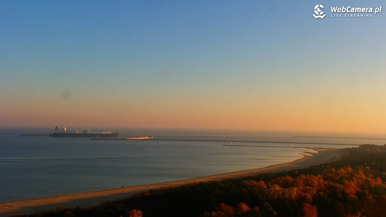 ŚWINOUJŚCIE - widok na plaże i morze - 07 listopad 2025, 08:16