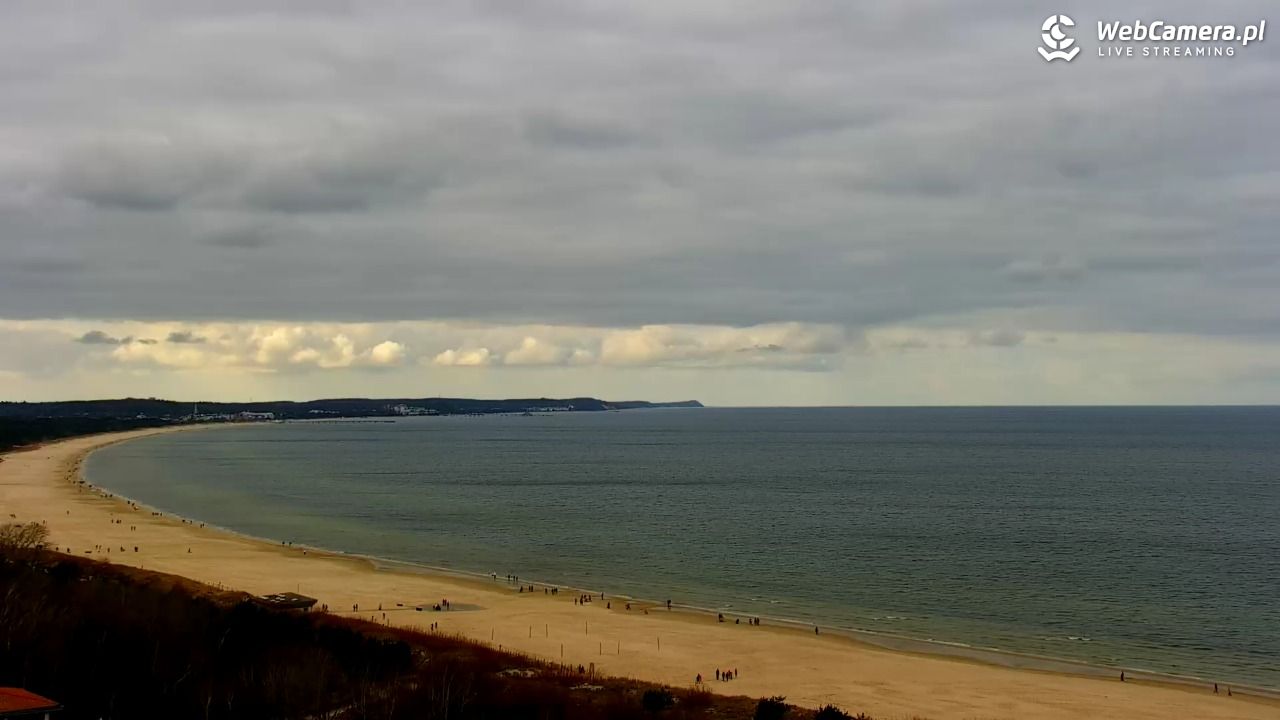 ŚWINOUJŚCIE - widok na plaże i morze - 29 marzec 2026, 15:55