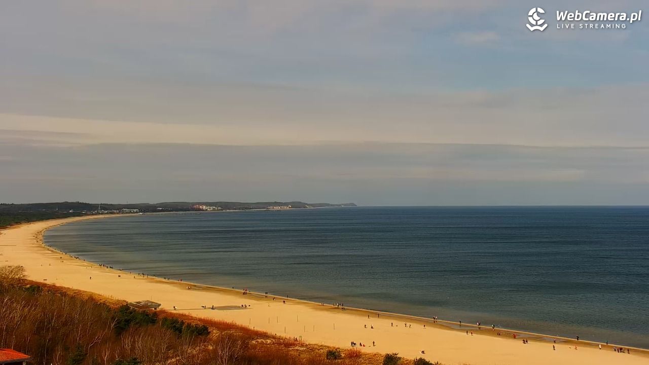 ŚWINOUJŚCIE - widok na plaże i morze - 28 marzec 2026, 10:39