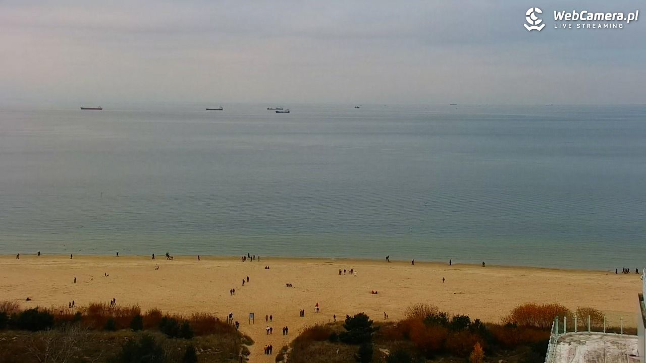 ŚWINOUJŚCIE - widok na plaże i morze - 09 listopad 2025, 15:00