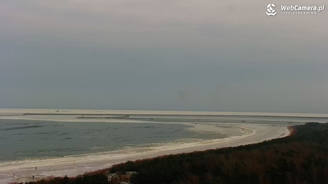 ŚWINOUJŚCIE - widok na plaże i morze - 08 luty 2026, 09:40