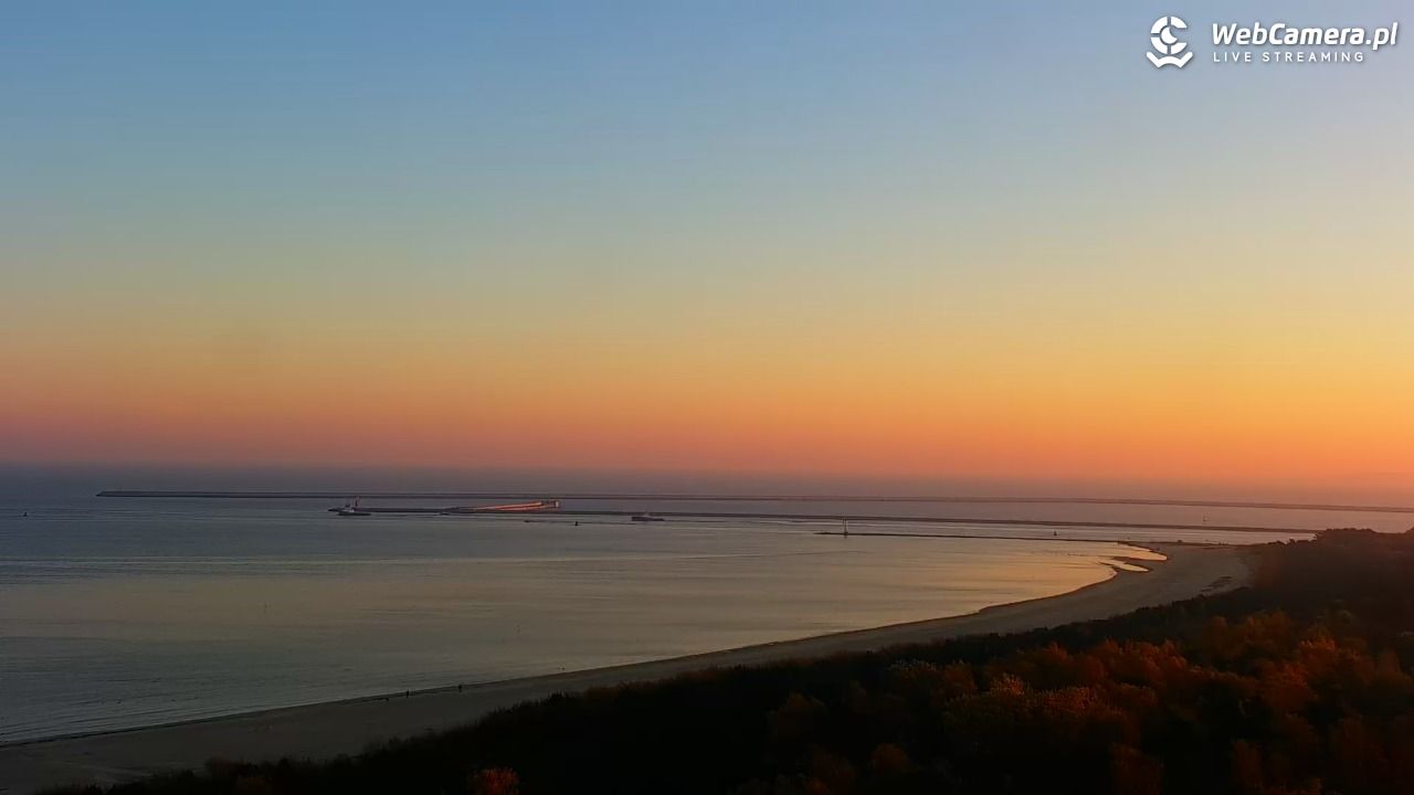 ŚWINOUJŚCIE - widok na plaże i morze - 07 listopad 2025, 07:36
