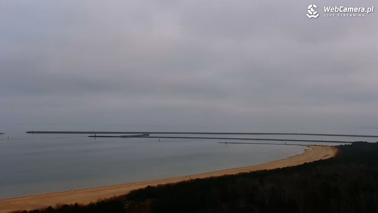 ŚWINOUJŚCIE - widok na plaże i morze - 20 grudzień 2025, 08:52