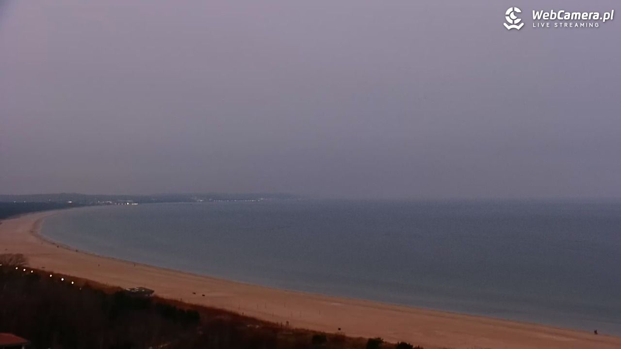 ŚWINOUJŚCIE - widok na plaże i morze - 21 grudzień 2025, 08:00