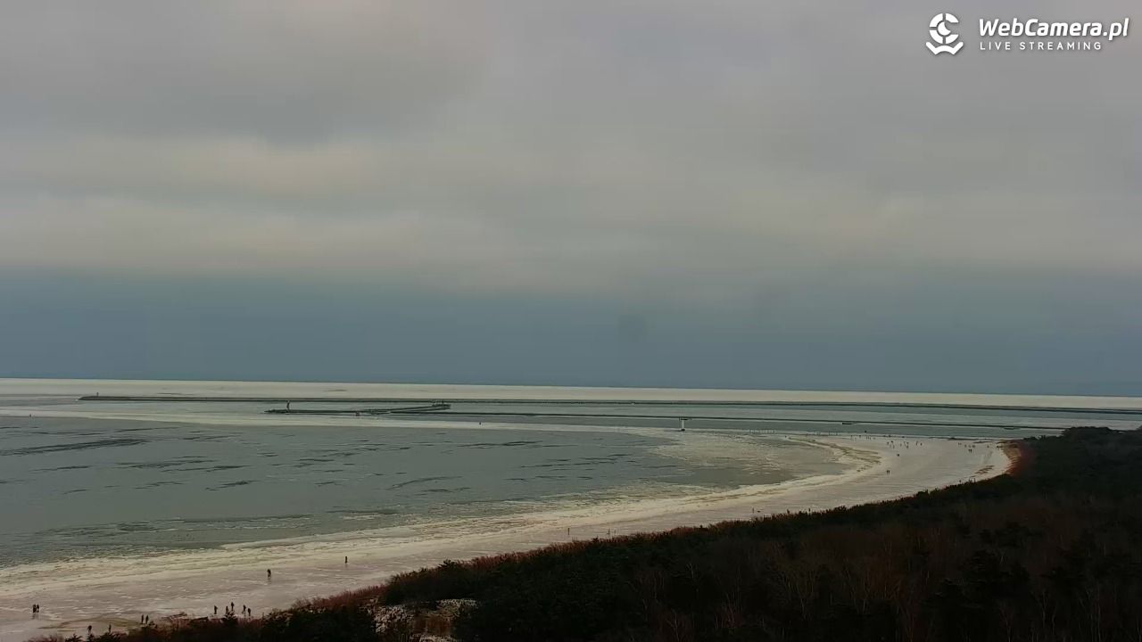 ŚWINOUJŚCIE - widok na plaże i morze - 08 luty 2026, 14:12