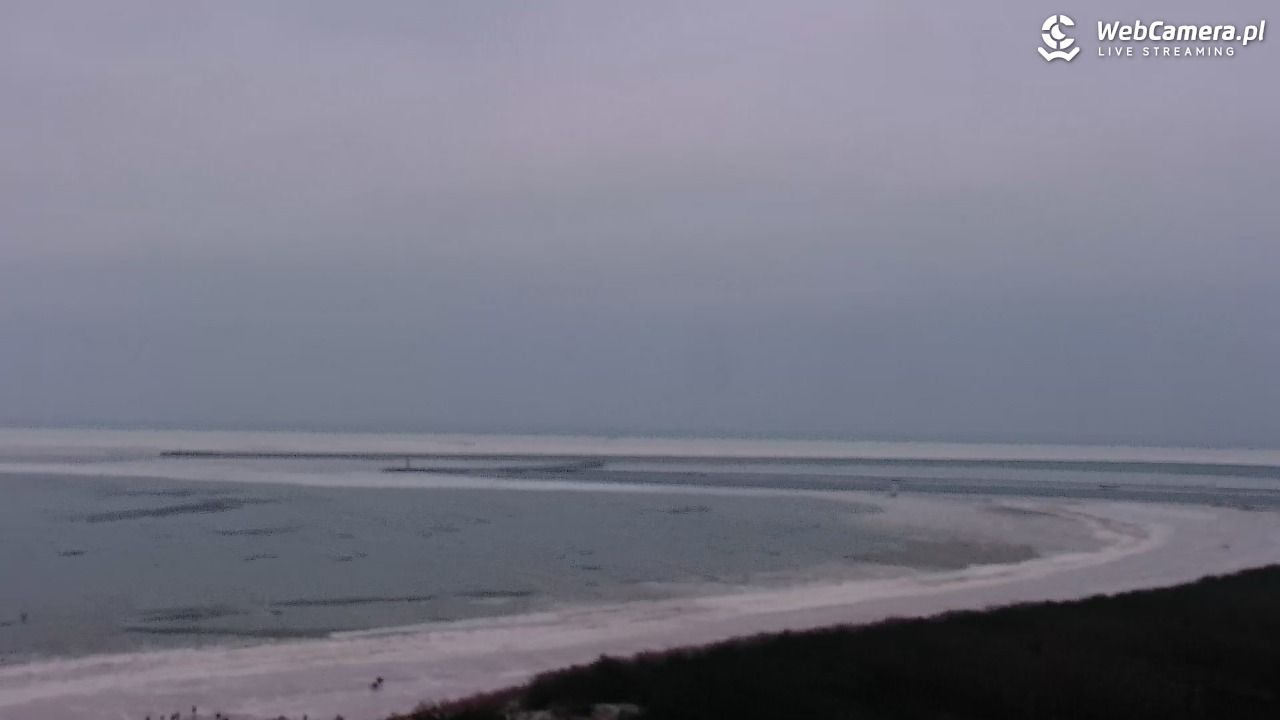 ŚWINOUJŚCIE - widok na plaże i morze - 08 luty 2026, 16:36