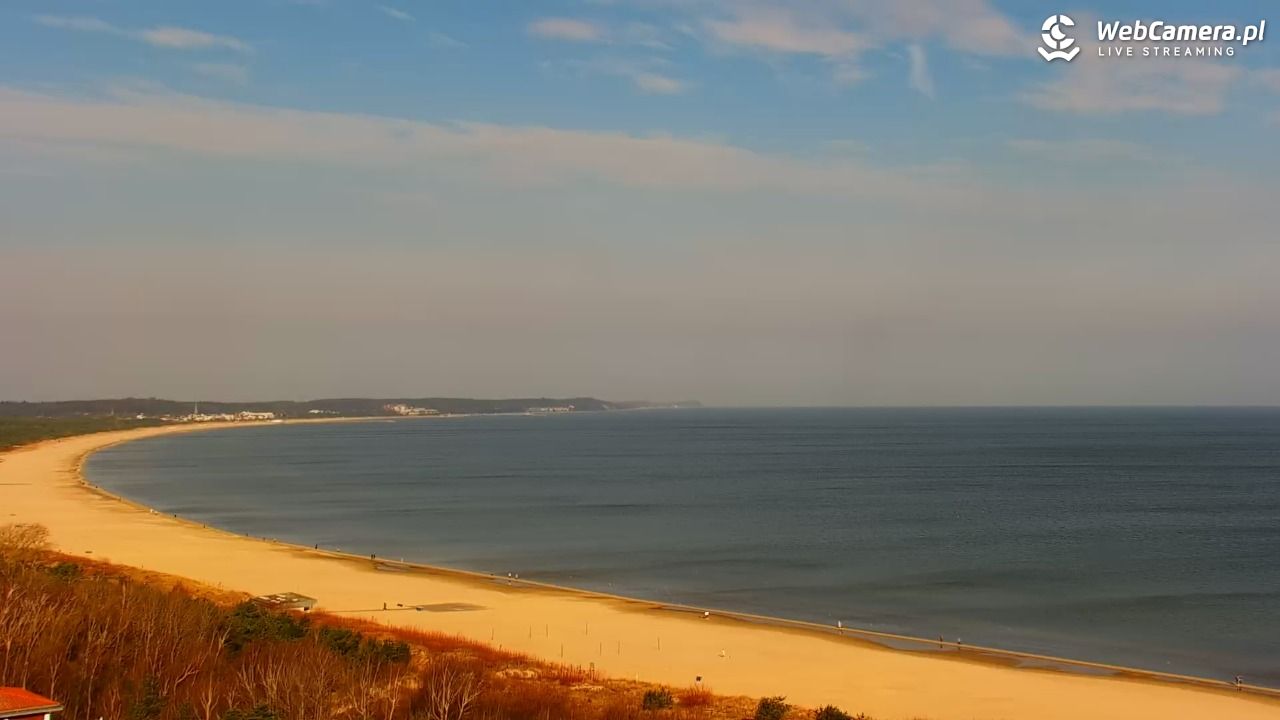 ŚWINOUJŚCIE - widok na plaże i morze - 28 marzec 2026, 08:35