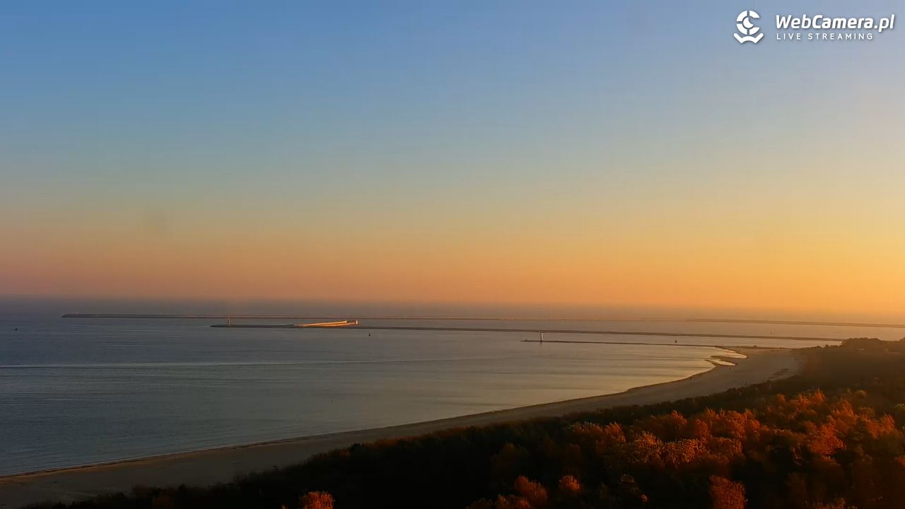 ŚWINOUJŚCIE - widok na plaże i morze - 07 listopad 2025, 07:58
