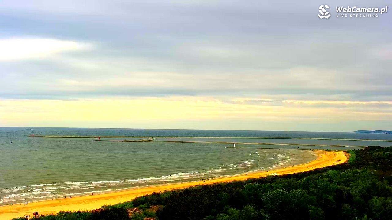 ŚWINOUJŚCIE - widok na plaże i morze - 16 maj 2025, 18:36