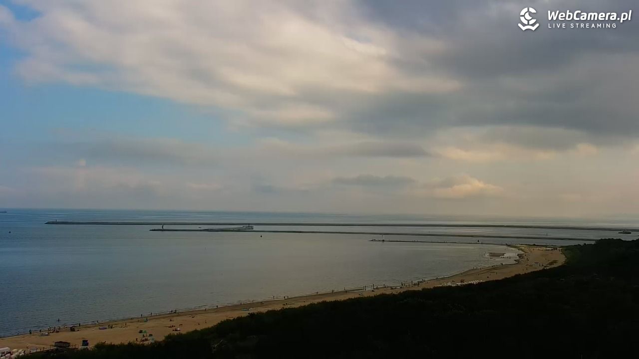 ŚWINOUJŚCIE - widok na plaże i morze - 25 lipiec 2025, 10:45