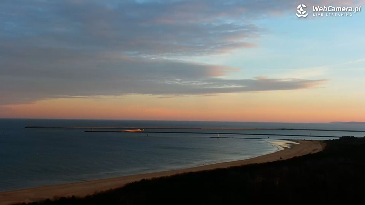 ŚWINOUJŚCIE - widok na plaże i morze - 19 grudzień 2025, 08:31