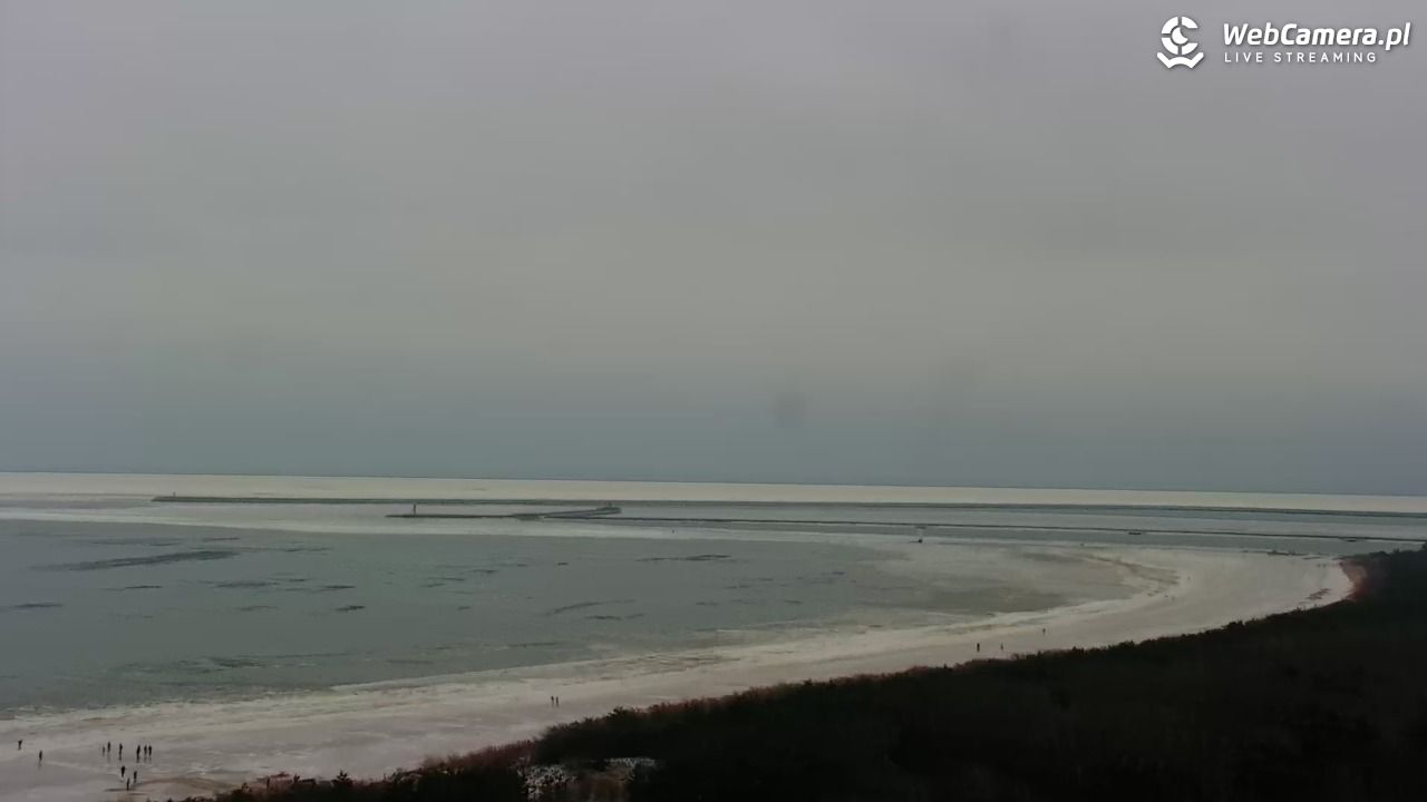 ŚWINOUJŚCIE - widok na plaże i morze - 08 luty 2026, 11:45