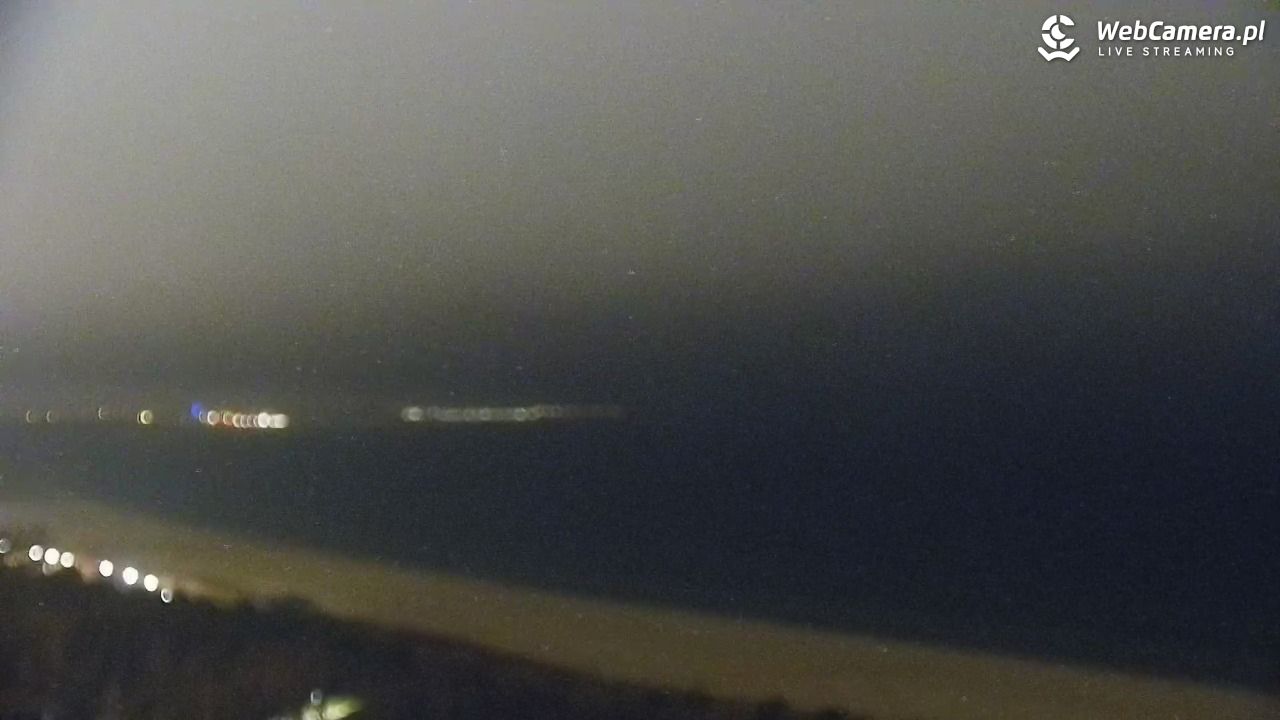 ŚWINOUJŚCIE - widok na plaże i morze - 21 grudzień 2025, 22:26