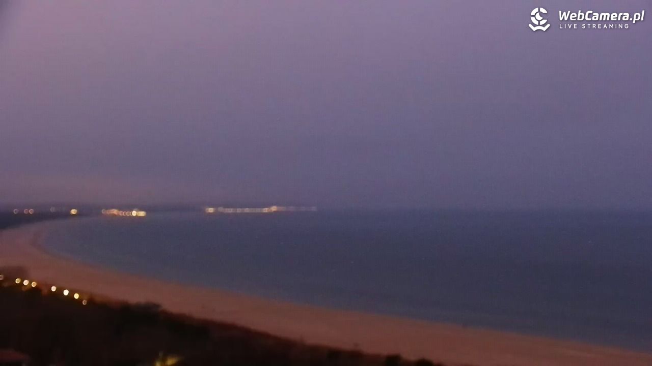 ŚWINOUJŚCIE - widok na plaże i morze - 21 grudzień 2025, 07:42