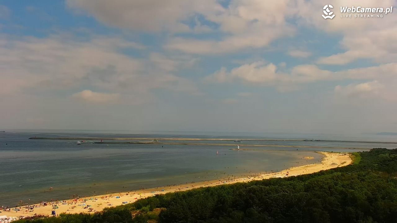 ŚWINOUJŚCIE - widok na plaże i morze - 25 lipiec 2025, 11:58