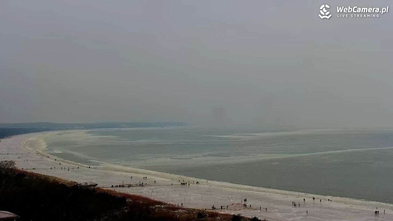 ŚWINOUJŚCIE - widok na plaże i morze - 08 luty 2026, 11:24