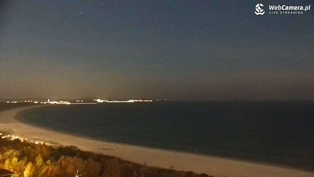 ŚWINOUJŚCIE - widok na plaże i morze - 06 listopad 2025, 19:57