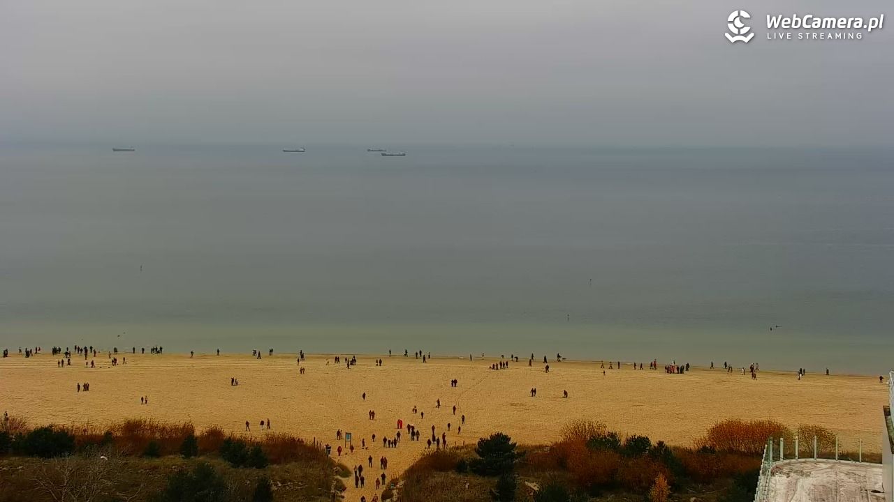 ŚWINOUJŚCIE - widok na plaże i morze - 09 listopad 2025, 11:45