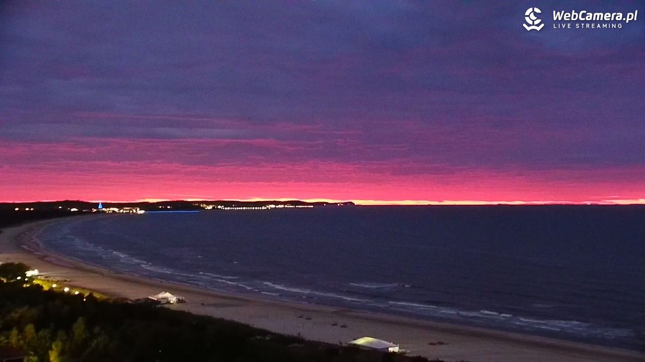 ŚWINOUJŚCIE - widok na plaże i morze - 15 maj 2025, 21:54