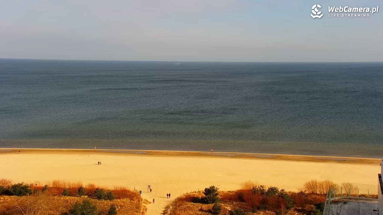 ŚWINOUJŚCIE - widok na plaże i morze - 28 marzec 2026, 08:47