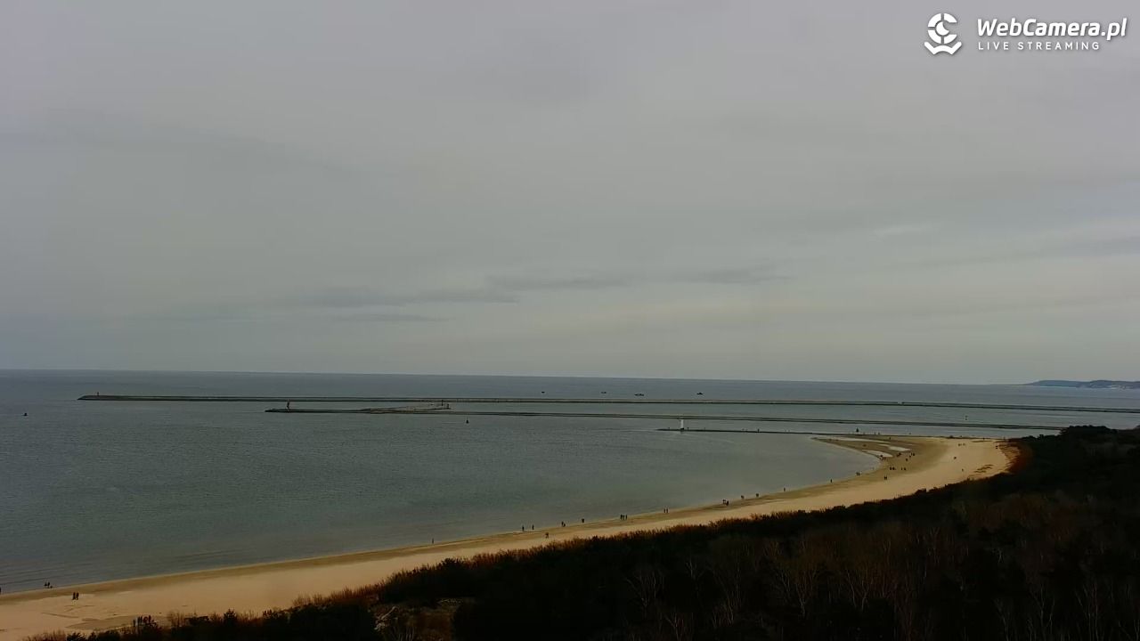 ŚWINOUJŚCIE - widok na plaże i morze - 28 marzec 2026, 14:10