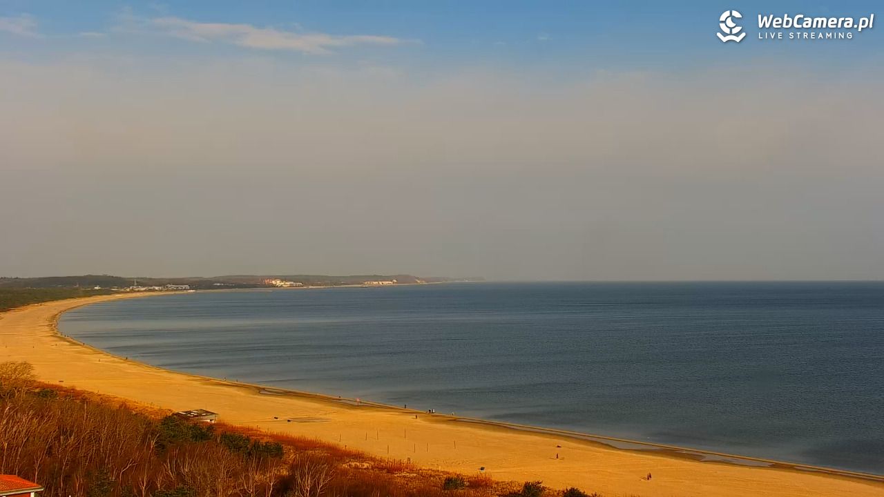 ŚWINOUJŚCIE - widok na plaże i morze - 28 marzec 2026, 07:53