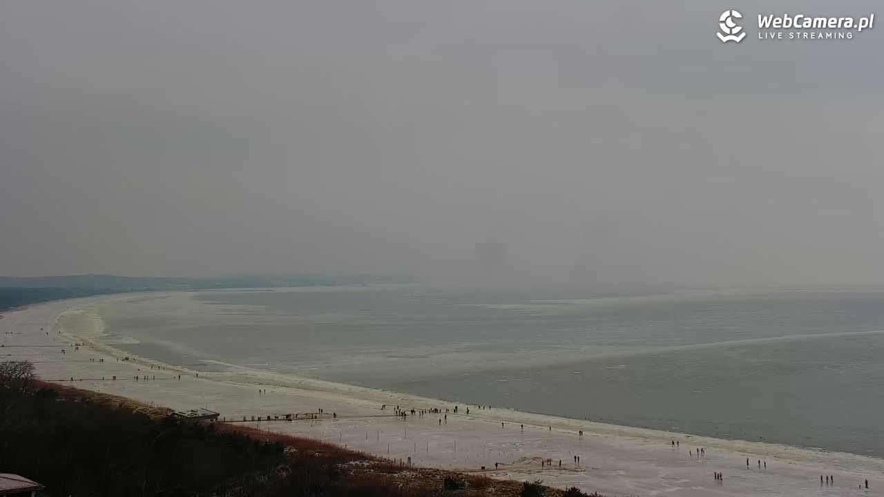 ŚWINOUJŚCIE - widok na plaże i morze - 08 luty 2026, 12:41