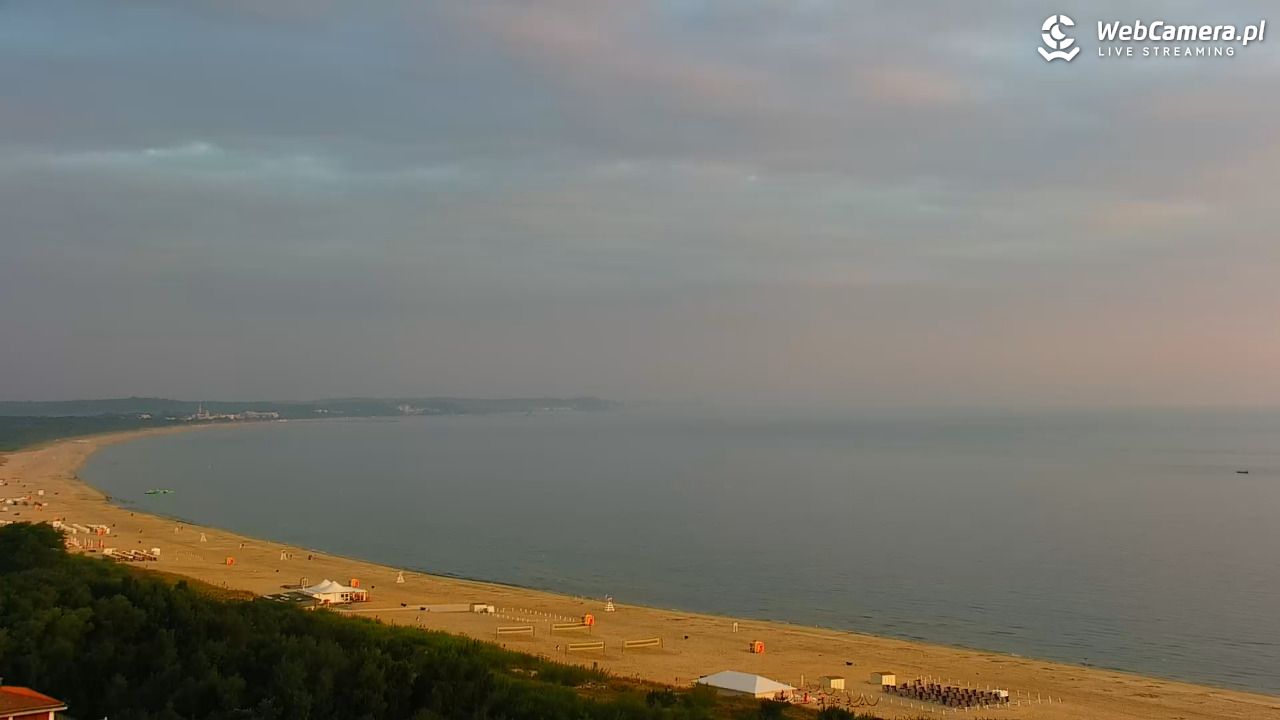 ŚWINOUJŚCIE - widok na plaże i morze - 25 lipiec 2025, 05:22