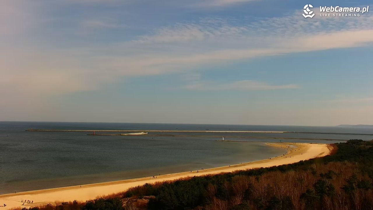 ŚWINOUJŚCIE - widok na plaże i morze - 28 marzec 2026, 10:12