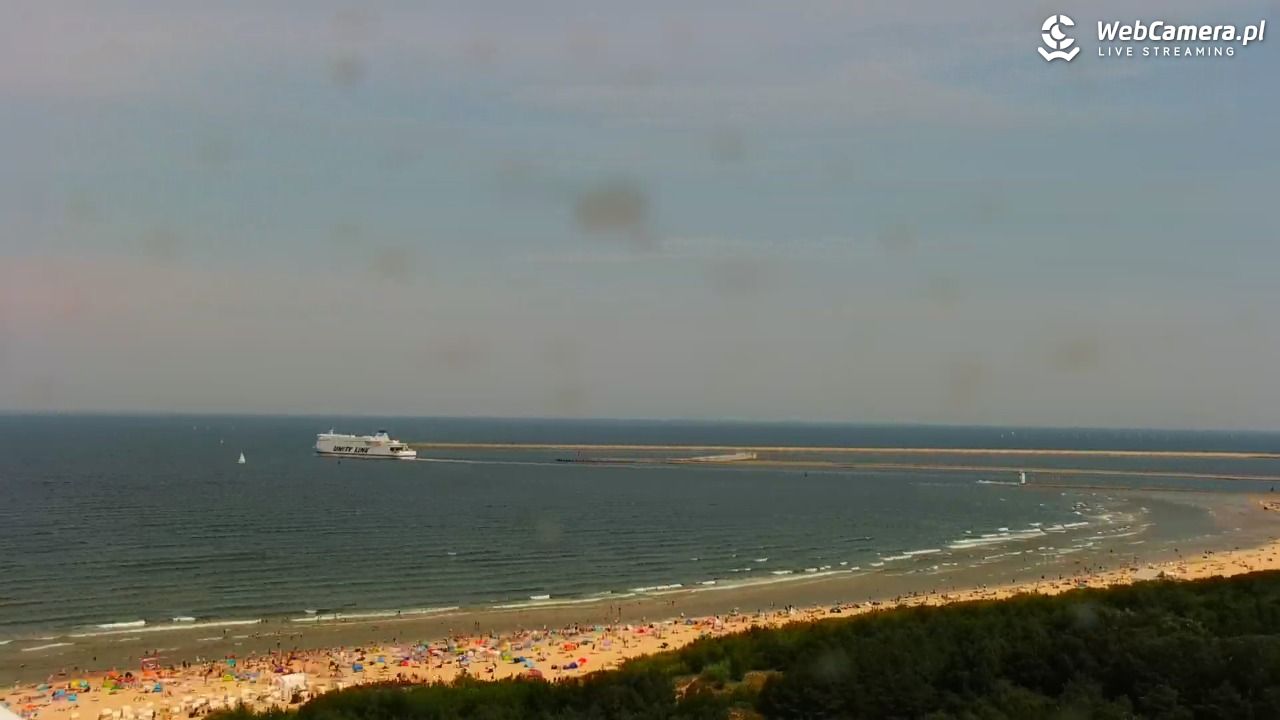 ŚWINOUJŚCIE - widok na plaże i morze - 28 czerwiec 2026, 13:20