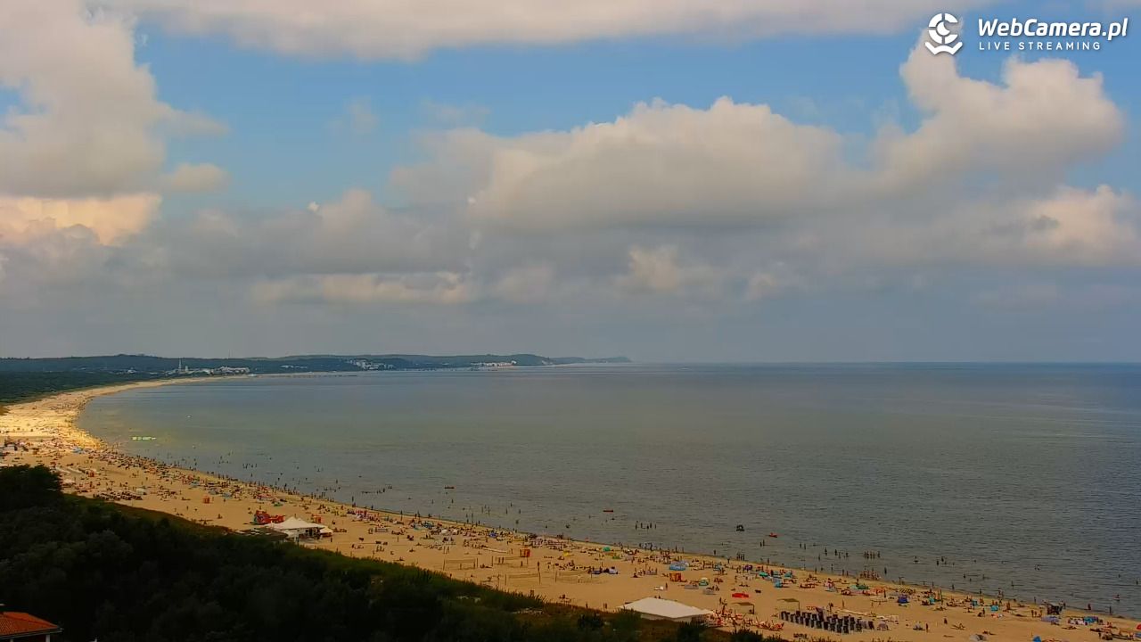 ŚWINOUJŚCIE - widok na plaże i morze - 25 lipiec 2025, 12:08