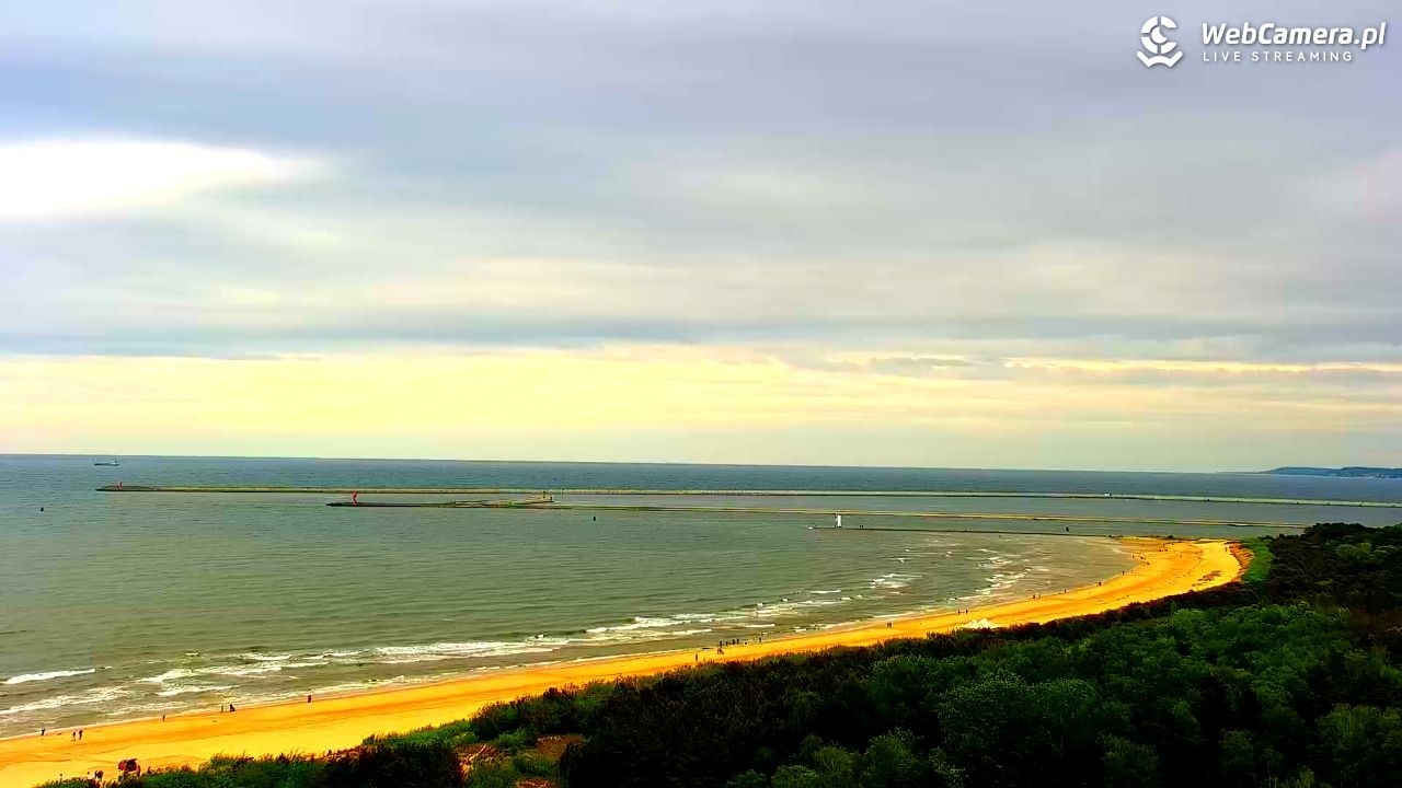 ŚWINOUJŚCIE - widok na plaże i morze - 16 maj 2025, 18:36