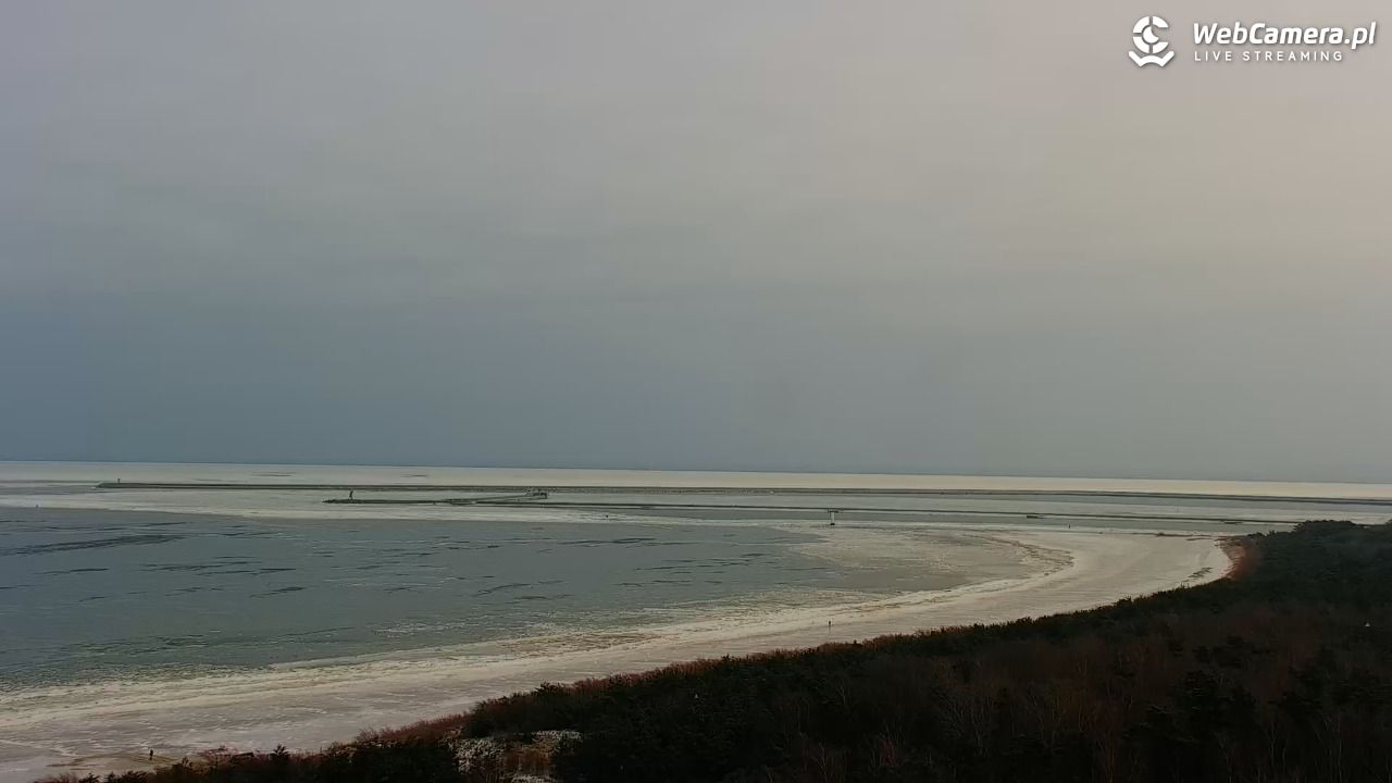 ŚWINOUJŚCIE - widok na plaże i morze - 08 luty 2026, 08:54