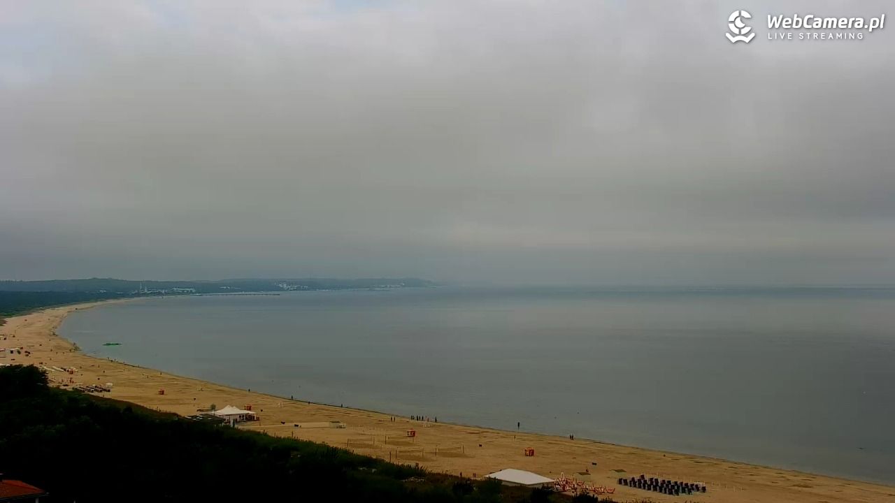 ŚWINOUJŚCIE - widok na plaże i morze - 25 lipiec 2025, 08:09