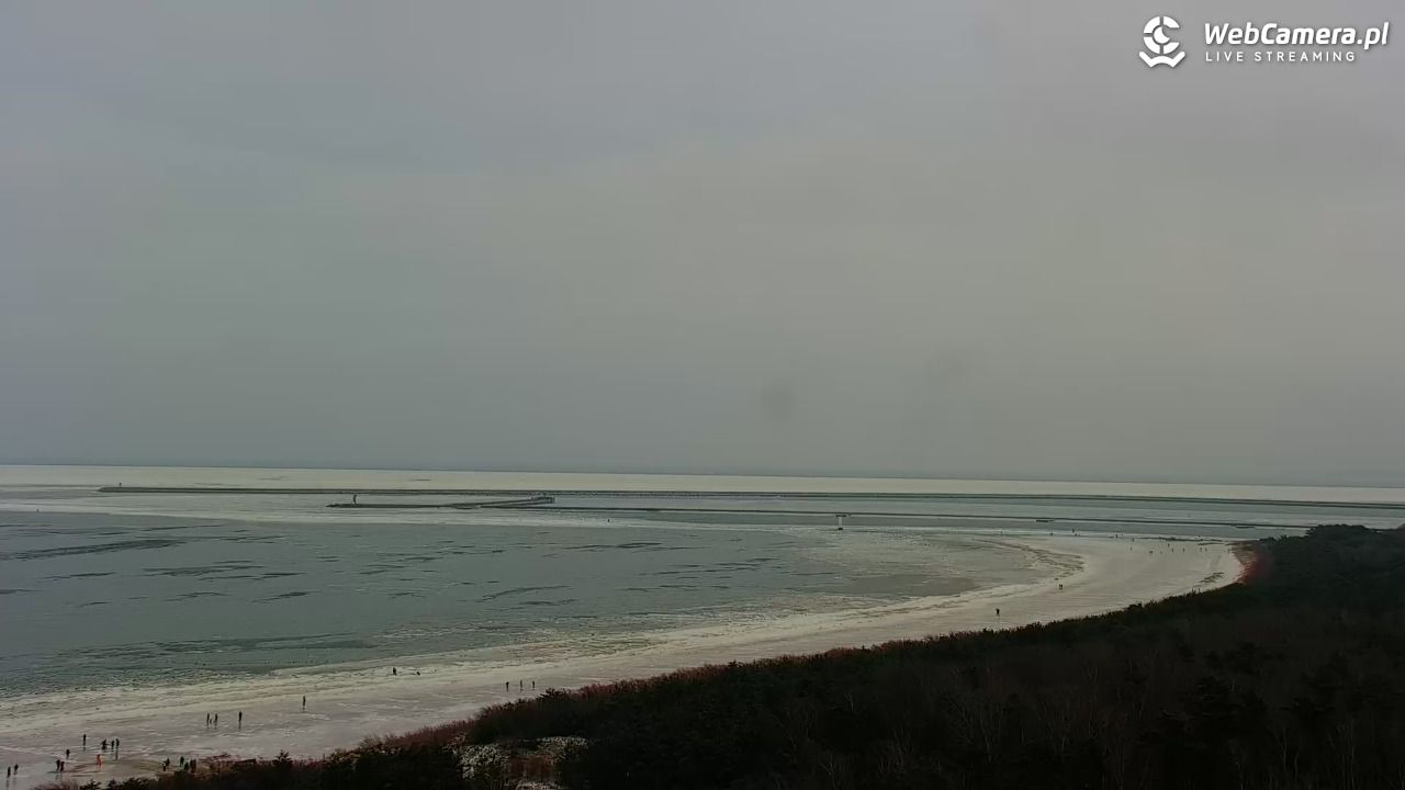 ŚWINOUJŚCIE - widok na plaże i morze - 08 luty 2026, 10:41