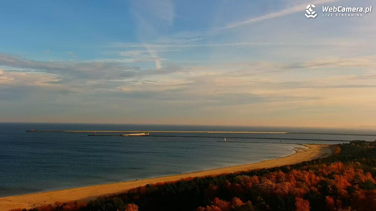 ŚWINOUJŚCIE - widok na plaże i morze - 05 listopad 2025, 08:56