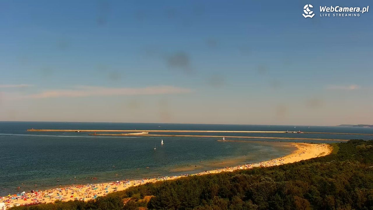 ŚWINOUJŚCIE - widok na plaże i morze - 13 sierpień 2026, 13:25