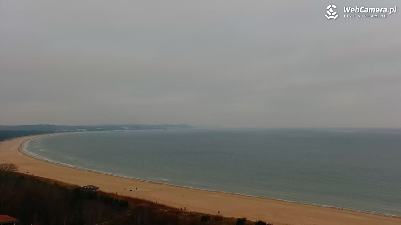 ŚWINOUJŚCIE - widok na plaże i morze - 22 grudzień 2025, 08:48