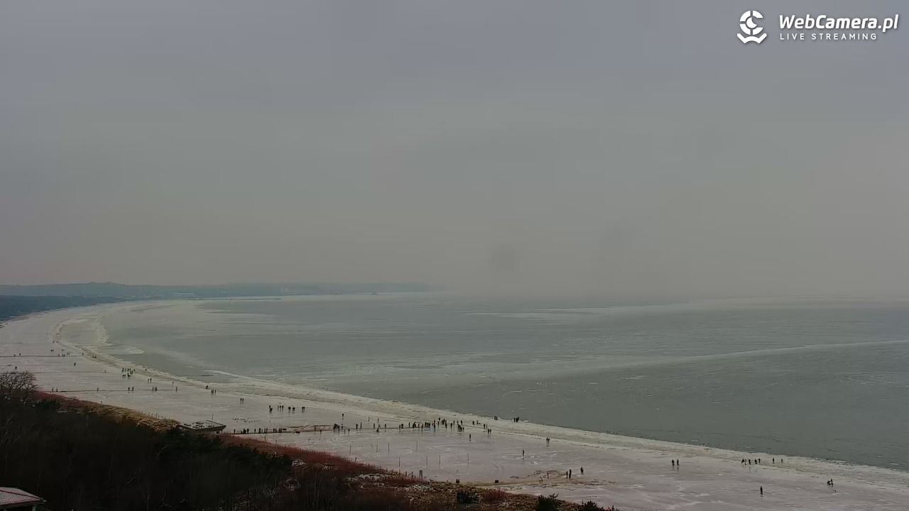 ŚWINOUJŚCIE - widok na plaże i morze - 08 luty 2026, 12:04