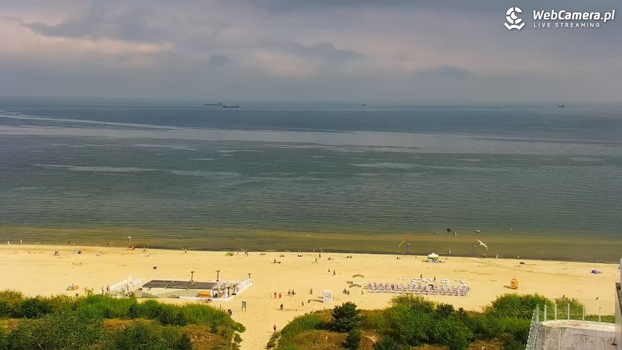 ŚWINOUJŚCIE - widok na plaże i morze - 25 lipiec 2025, 10:08