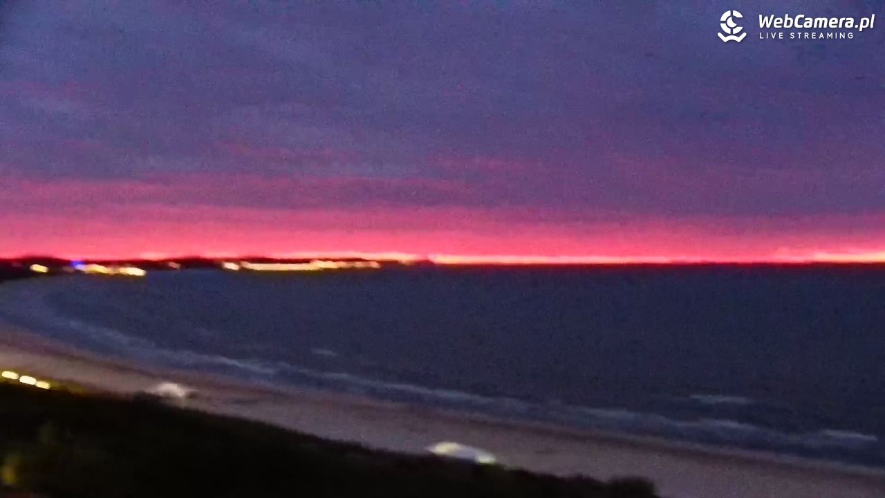 ŚWINOUJŚCIE - widok na plaże i morze - 15 maj 2025, 21:53