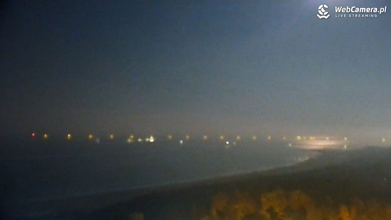 ŚWINOUJŚCIE - widok na plaże i morze - 08 listopad 2025, 20:41