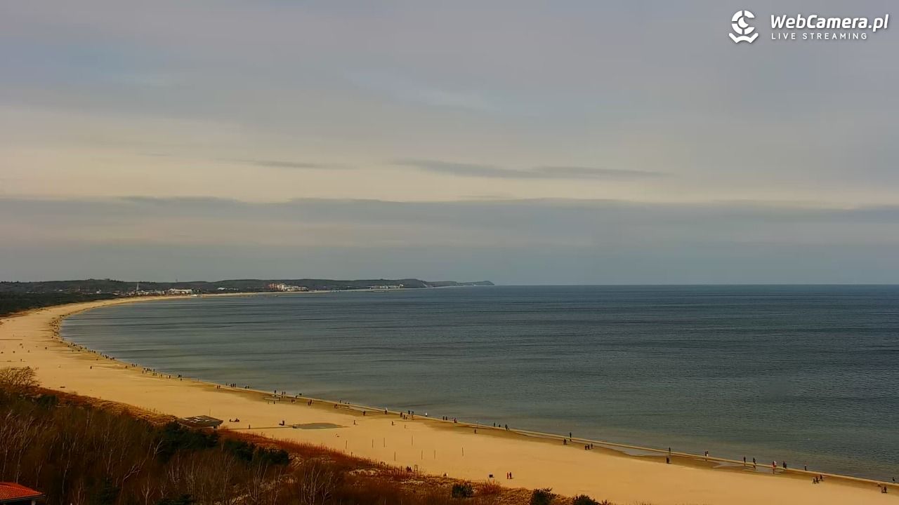 ŚWINOUJŚCIE - widok na plaże i morze - 28 marzec 2026, 11:05
