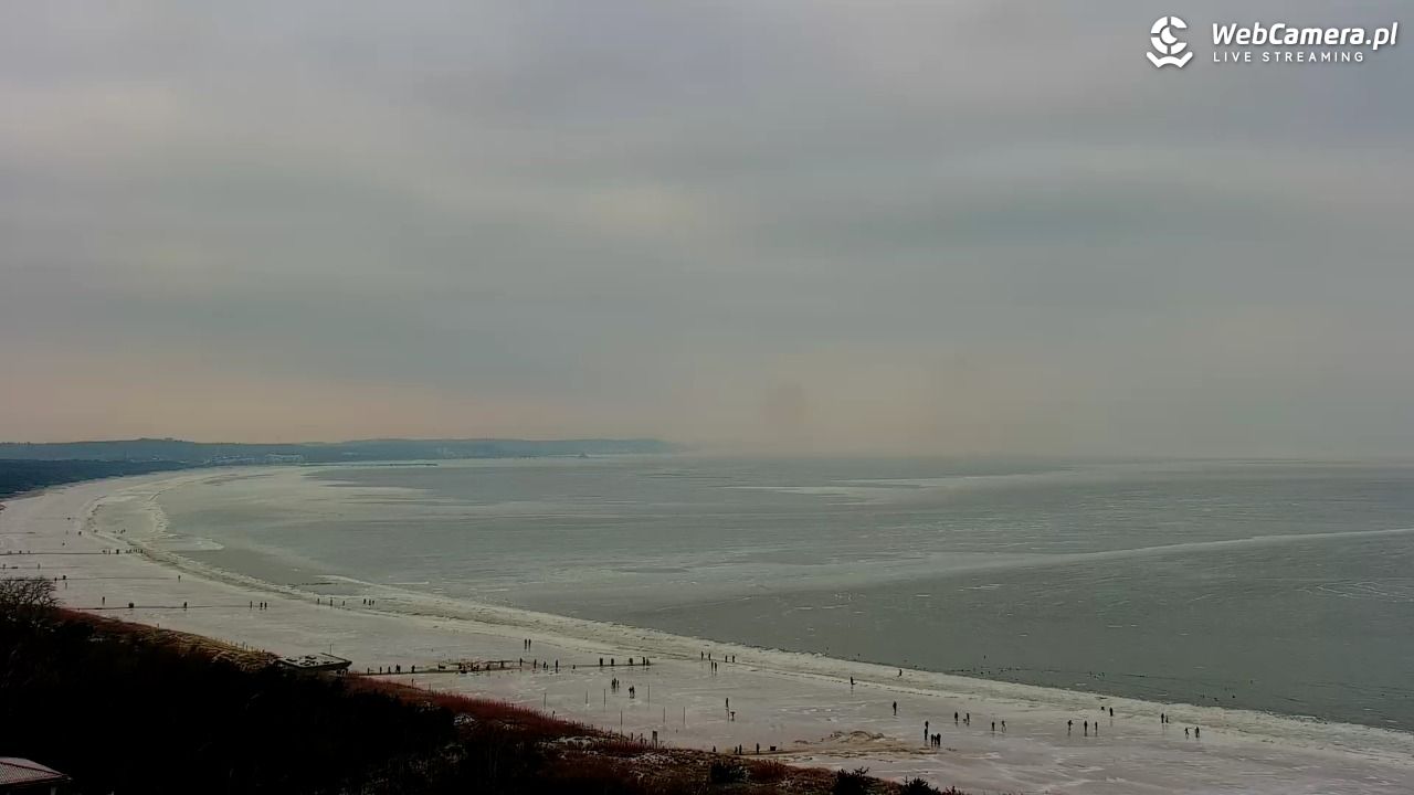 ŚWINOUJŚCIE - widok na plaże i morze - 08 luty 2026, 14:03