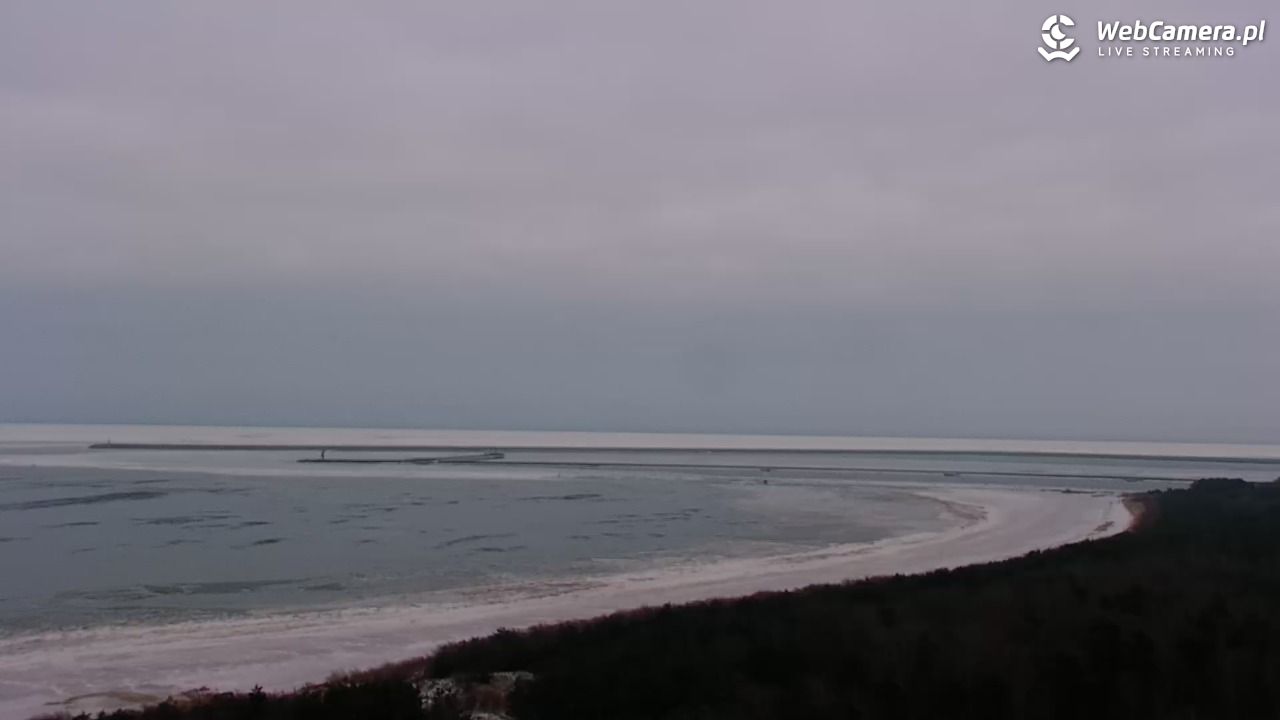 ŚWINOUJŚCIE - widok na plaże i morze - 08 luty 2026, 07:41