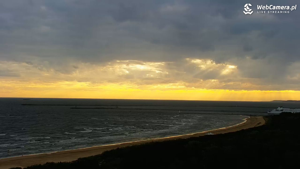 ŚWINOUJŚCIE - widok na plaże i morze - 16 maj 2025, 06:20