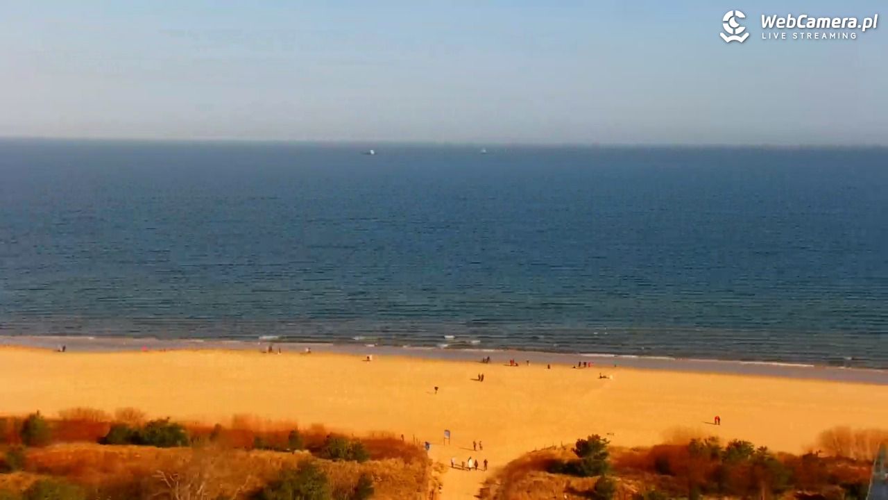 ŚWINOUJŚCIE - widok na plaże i morze - 29 marzec 2026, 09:58